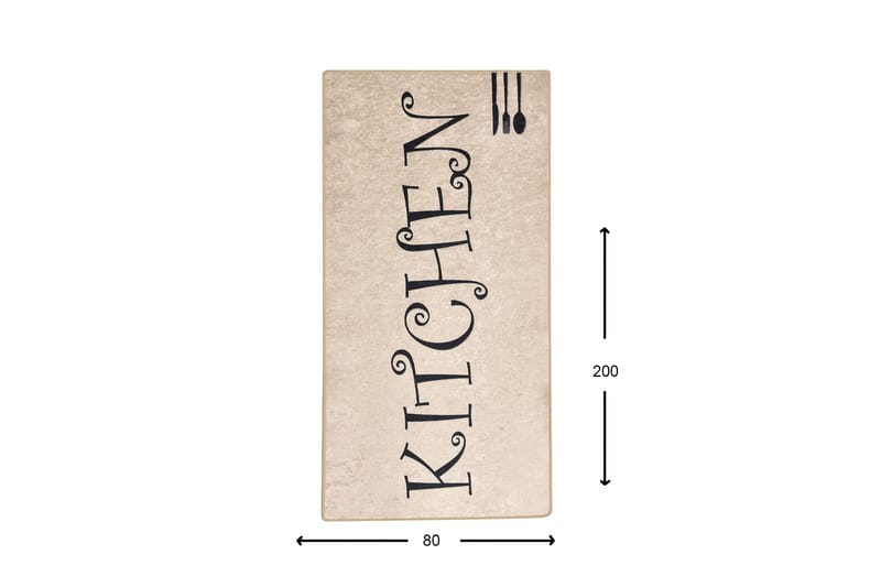 Käytävämatto Cullera 80x200 cm - Monivärinen / Sametti - Kodintekstiilit & matot - Matto - Ulkomatto - Eteisen matto & kynnysmatto