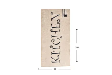 Käytävämatto Cullera 80x200 cm - Monivärinen / Sametti - Kodintekstiilit & matot - Matto - Ulkomatto - Eteisen matto & kynnysmatto