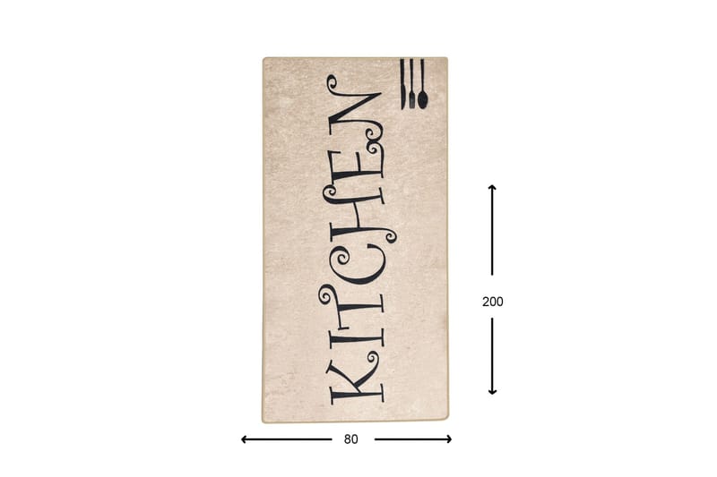 Käytävämatto Cullera 80x200 cm - Monivärinen / Sametti - Kodintekstiilit & matot - Matto - Ulkomatto - Eteisen matto & kynnysmatto