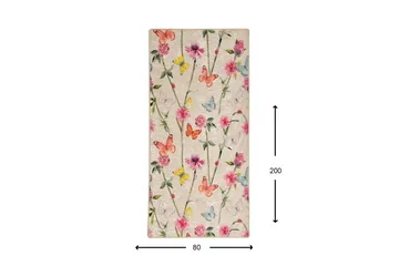 Käytävämatto Haldun 80x200 cm - Monivärinen / Sametti - Kodintekstiilit & matot - Matto - Ulkomatto - Eteisen matto & kynnysmatto