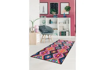 Käytävämatto Magic 80x200 cm - Monivärinen / Sametti - Kodintekstiilit & matot - Matto - Ulkomatto - Eteisen matto & kynnysmatto