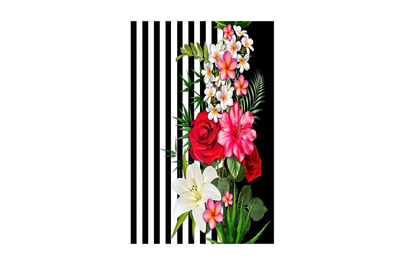 Käytävämatto Narinsah 80x200 cm, Monivärinen