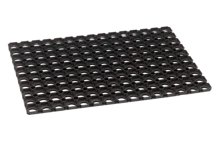 Kumikynnysmatto Ringo 40x60 cm Musta - Hestia - Eteisen matto & kynnysmatto