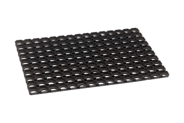Kumikynnysmatto Ringo 50x80 cm Musta - Hestia - Eteisen matto & kynnysmatto