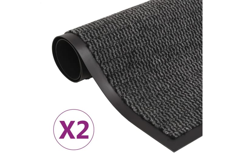 Kuramatot 2 kpl suorakulmainen nukkapinta 120x180cm - Kodintekstiilit & matot - Matto - Ulkomatto - Eteisen matto & kynnysmatto
