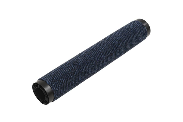 Kuramatot 2 kpl suorakulmainen nukkapinta 40x60 cm sininen - Eteisen matto & kynnysmatto