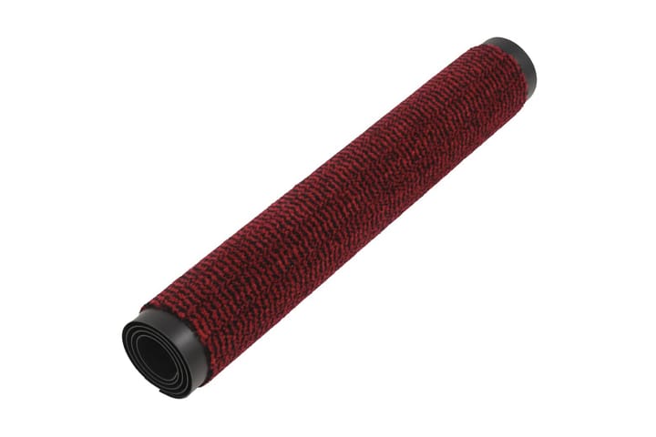 Kuramatot 2 kpl suorakulmainen nukkapinta 40x60 cm punainen - Eteisen matto & kynnysmatto