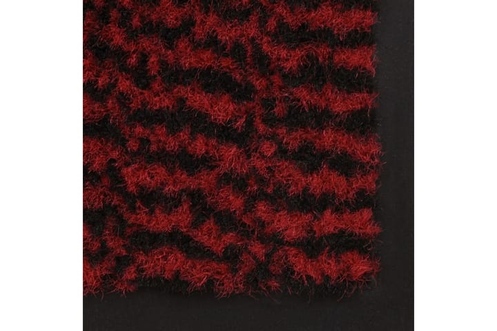 Kuramatot 2 kpl suorakulmainen nukkapinta 60x90 cm punainen - Eteisen matto & kynnysmatto