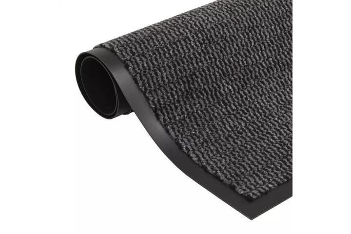 Kuramatto suorakulmainen nukkapinta 120x180 cm antrasiitti - Harmaa - Eteisen matto & kynnysmatto