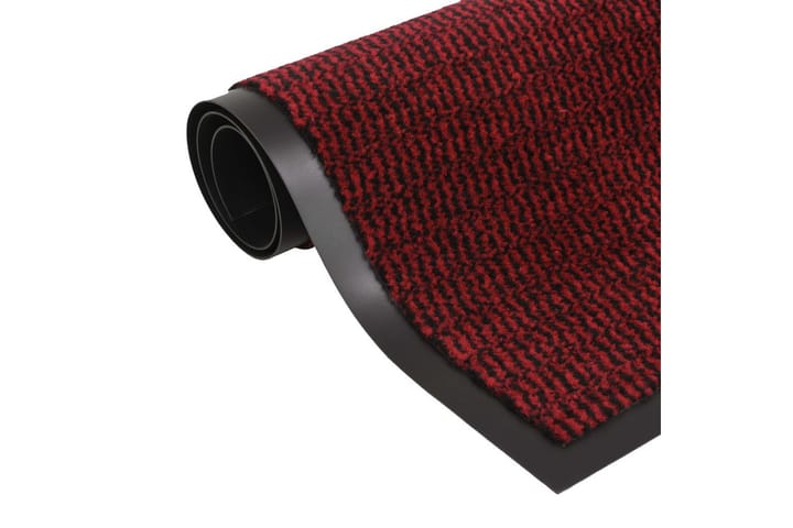Kuramatto suorakulmainen nukkapinta 40x60 cm punainen - Punainen - Eteisen matto & kynnysmatto