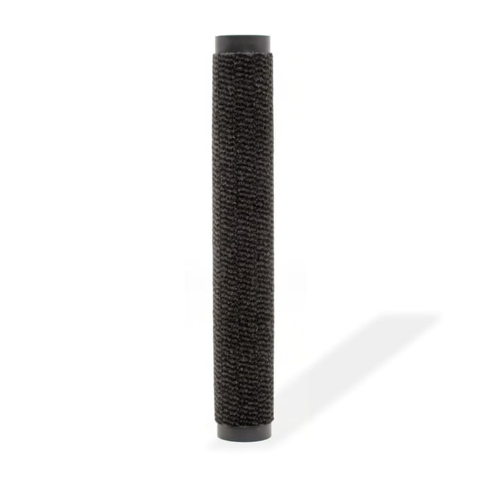 Kuramatto suorakulmainen nukkapinta 60x90 cm musta - Musta - Eteisen matto & kynnysmatto