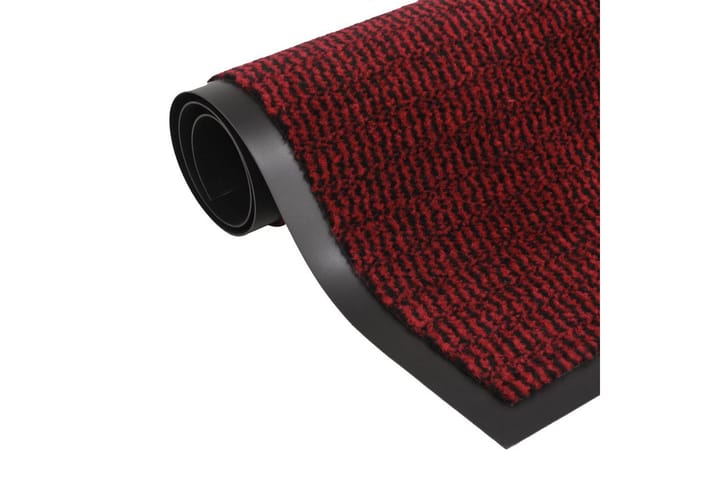 Kuramatto suorakulmainen nukkapinta 90x150 cm punainen - Punainen - Eteisen matto & kynnysmatto
