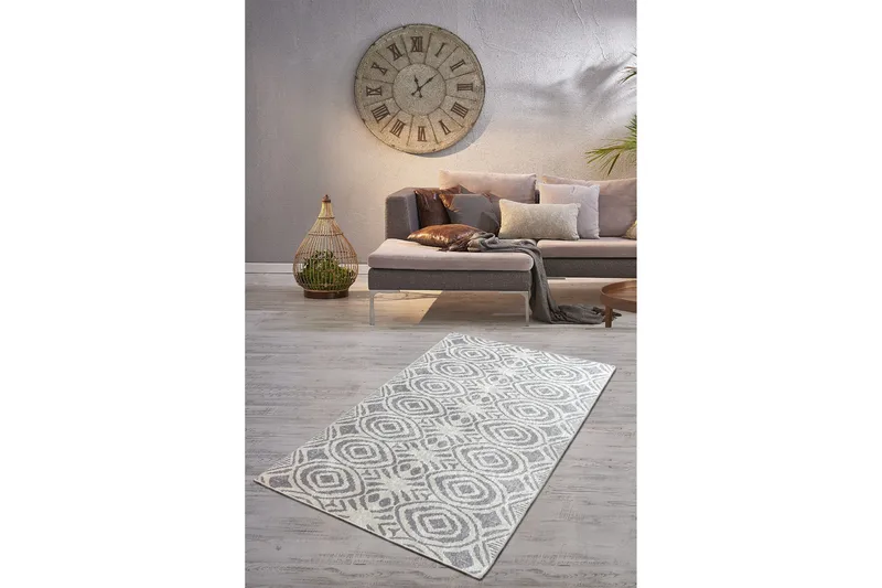 Matto Blome 80x200 cm - Harmaa / Sametti - Kodintekstiilit & matot - Matto - Ulkomatto - Eteisen matto & kynnysmatto