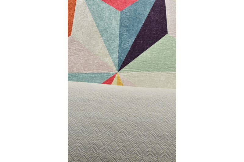 Matto Chanceux 80x200 cm - Monivärinen / Sametti - Kodintekstiilit & matot - Matto - Ulkomatto - Eteisen matto & kynnysmatto