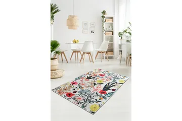Matto Derosa 60x140 cm - Monivärinen / Sametti - Kodintekstiilit & matot - Matto - Ulkomatto - Eteisen matto & kynnysmatto