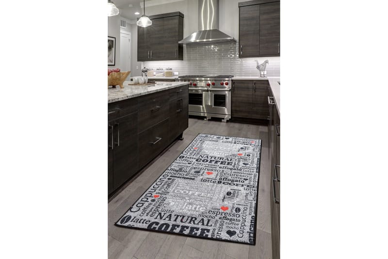 Matto Fincan 60x140 cm - Harmaa / Sametti - Kodintekstiilit & matot - Matto - Ulkomatto - Eteisen matto & kynnysmatto