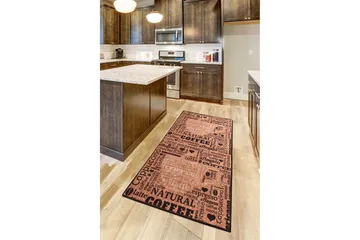 Matto Fincan 60x140 cm - Monivärinen / Sametti - Kodintekstiilit & matot - Matto - Ulkomatto - Eteisen matto & kynnysmatto