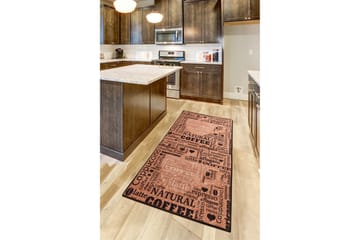 Matto Fincan 80x200 cm - Monivärinen / Sametti - Kodintekstiilit & matot - Matto - Ulkomatto - Eteisen matto & kynnysmatto