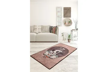 Matto Koffie 60x140 cm - Monivärinen / Sametti - Kodintekstiilit & matot - Matto - Ulkomatto - Eteisen matto & kynnysmatto