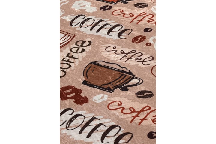 Matto Koffie 80x200 cm - Monivärinen / Sametti - Pienet matot - Eteisen matto & kynnysmatto