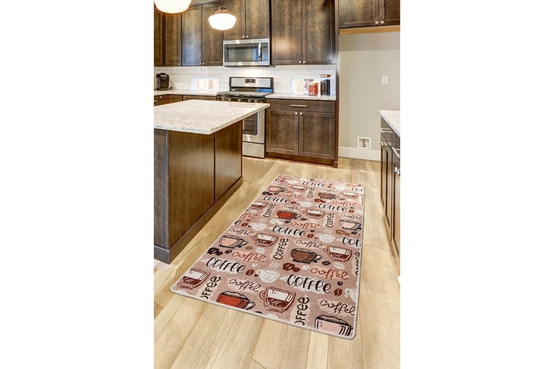 Matto Koffie 80x200 cm, Monivärinen / Sametti