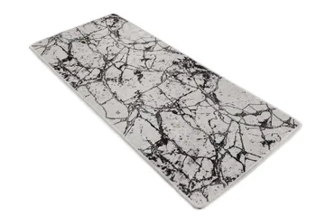 Matto Marmaru 60x140 cm - Valkoinen / Sametti - Kodintekstiilit & matot - Matto - Ulkomatto - Eteisen matto & kynnysmatto