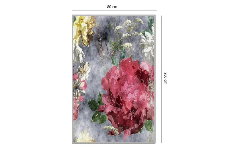 Matto Tenzile 80x200 cm - Monivärinen - Kodintekstiilit & matot - Matto - Ulkomatto - Eteisen matto & kynnysmatto