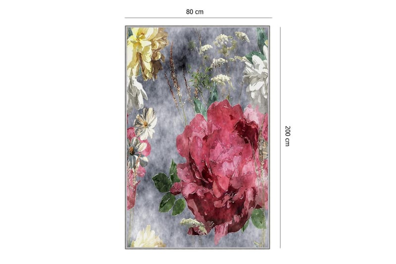 Matto Tenzile 80x200 cm - Monivärinen - Kodintekstiilit & matot - Matto - Ulkomatto - Eteisen matto & kynnysmatto