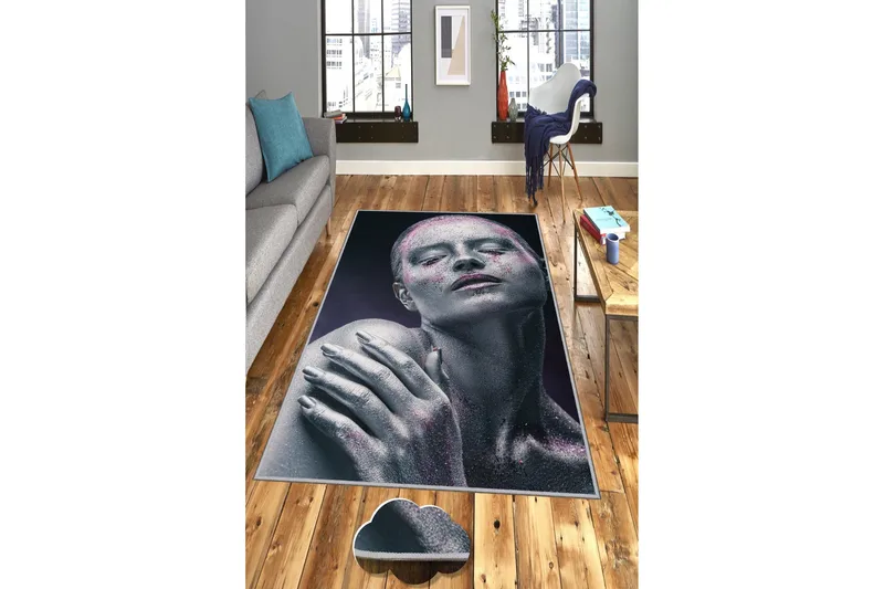 Matto Tenzile 80x200 cm - Monivärinen - Kodintekstiilit & matot - Matto - Ulkomatto - Eteisen matto & kynnysmatto