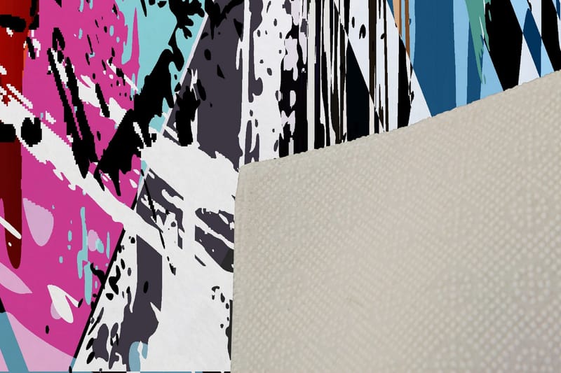 Matto Tenzile 80x200 cm - Monivärinen - Kodintekstiilit & matot - Matto - Ulkomatto - Eteisen matto & kynnysmatto