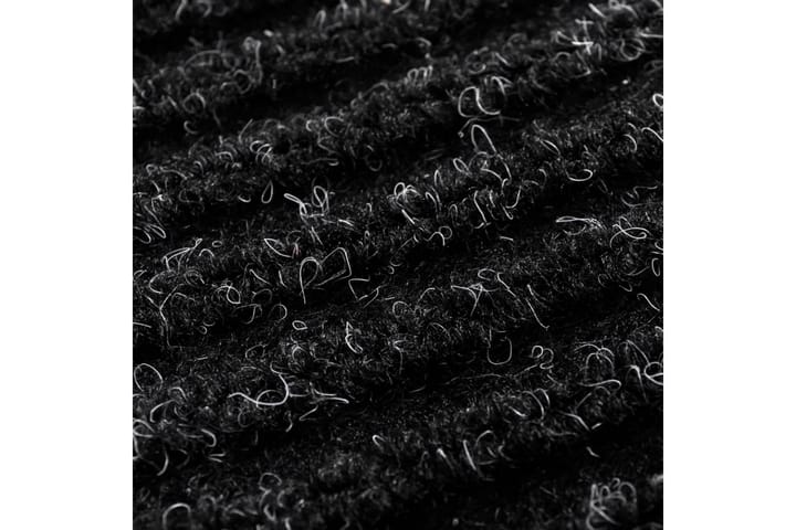 Musta PVC Ovimatto 90 x 120 cm - Musta - Eteisen matto & kynnysmatto