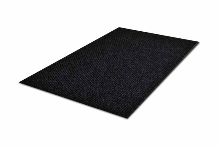 Musta PVC Ovimatto 90 x 150 cm - Musta - Eteisen matto & kynnysmatto