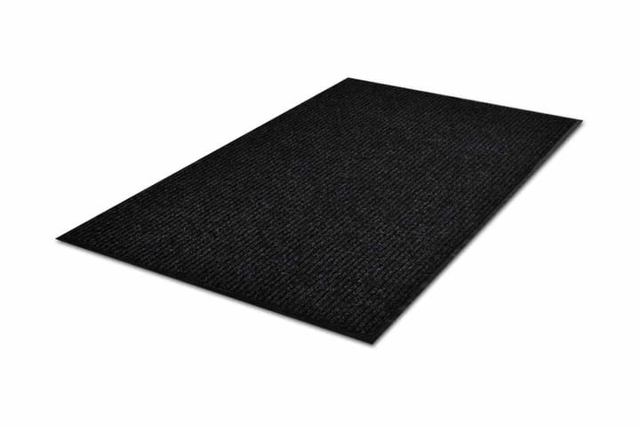 Musta PVC Ovimatto 90 x 60 cm - Musta - Eteisen matto & kynnysmatto