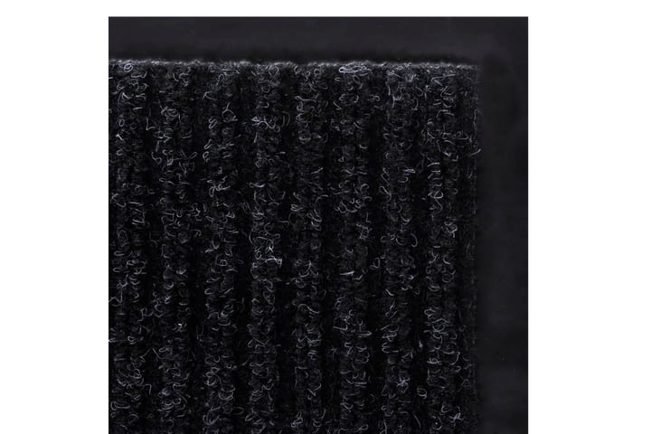 Musta PVC Ovimatto 90 x 60 cm - Musta - Eteisen matto & kynnysmatto