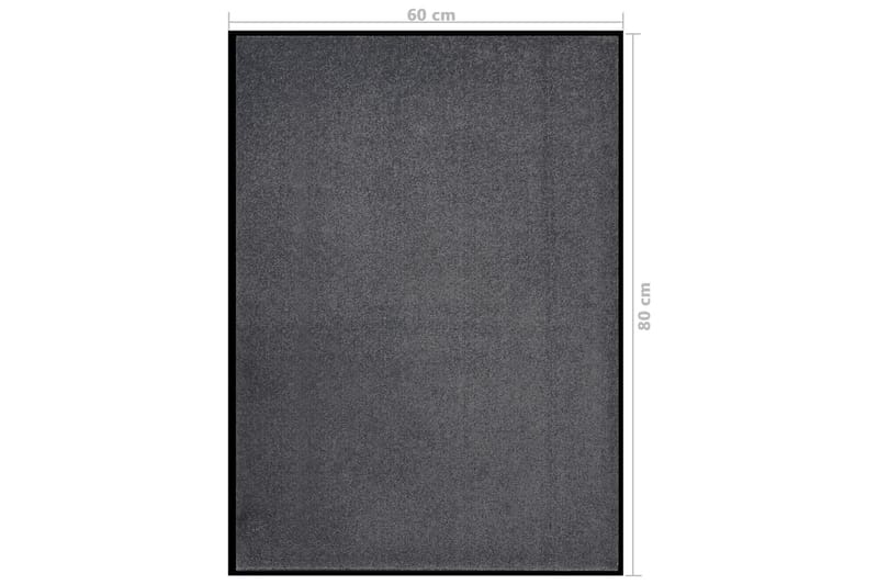 Ovimatto antrasiitti 60x80 cm - Antrasiitti - Kodintekstiilit & matot - Matto - Ulkomatto - Eteisen matto & kynnysmatto