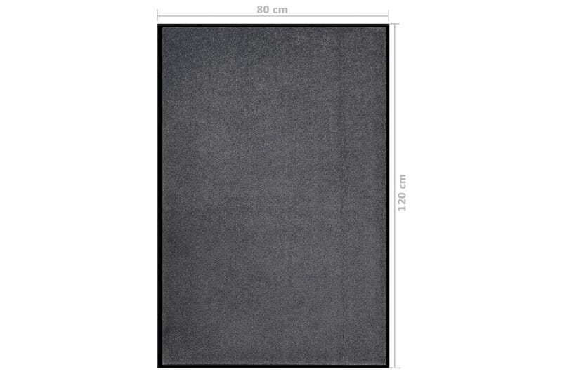 Ovimatto antrasiitti 80x120 cm - Antrasiitti - Kodintekstiilit & matot - Matto - Ulkomatto - Eteisen matto & kynnysmatto