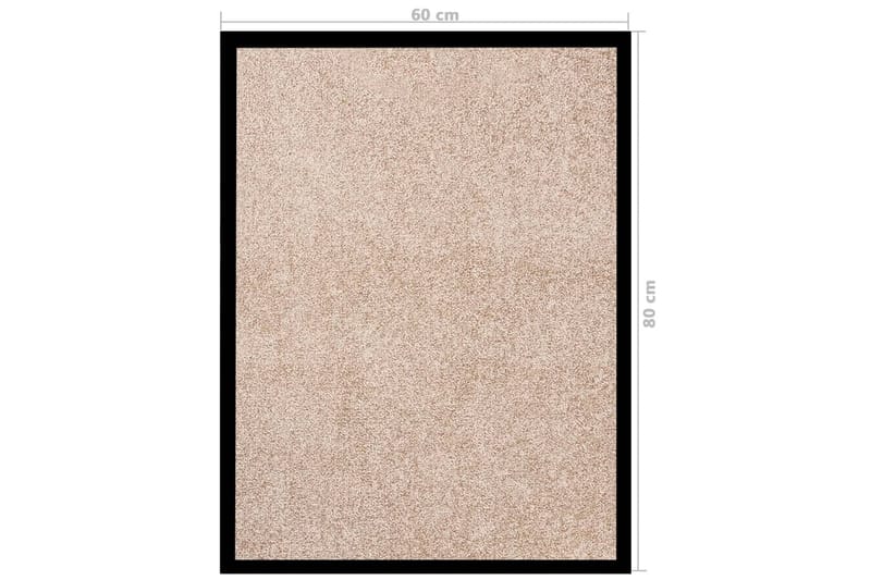 Ovimatto beige 60x80 cm - Beige - Kodintekstiilit & matot - Matto - Ulkomatto - Eteisen matto & kynnysmatto