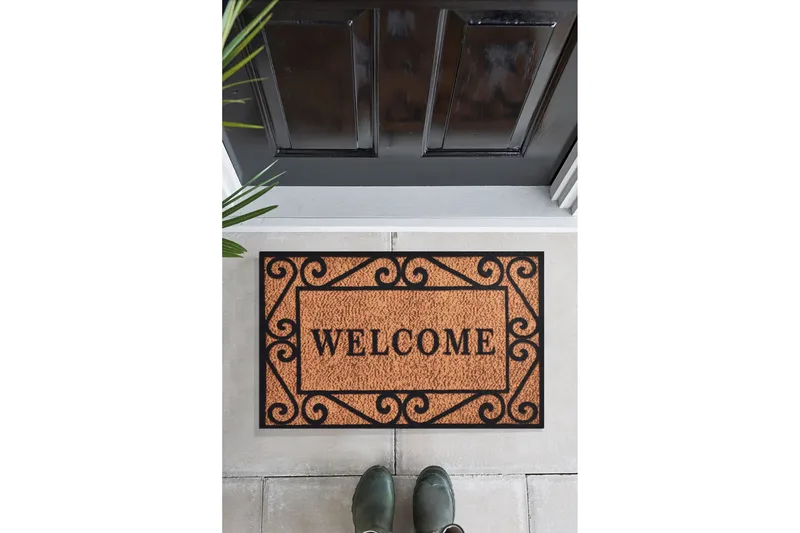 Ovimatto Chavieva 45x70 cm - Monivärinen - Kodintekstiilit & matot - Matto - Ulkomatto - Eteisen matto & kynnysmatto