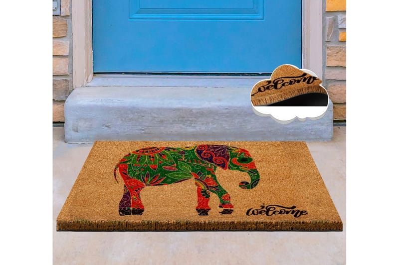 Ovimatto Chilai 40x60 cm - PVC/Monivärinen - Kodintekstiilit & matot - Matto - Ulkomatto - Eteisen matto & kynnysmatto