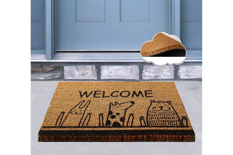 Ovimatto Chilai 40x60 cm - PVC/Monivärinen - Kodintekstiilit & matot - Matto - Ulkomatto - Eteisen matto & kynnysmatto