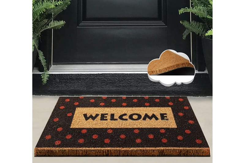Ovimatto Chilai 40x60 cm - PVC/Monivärinen - Kodintekstiilit & matot - Matto - Ulkomatto - Eteisen matto & kynnysmatto