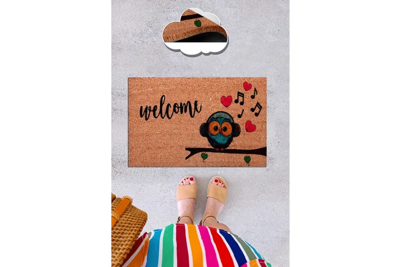 Ovimatto Chilai 40x60 cm - PVC/Monivärinen - Kodintekstiilit & matot - Matto - Ulkomatto - Eteisen matto & kynnysmatto