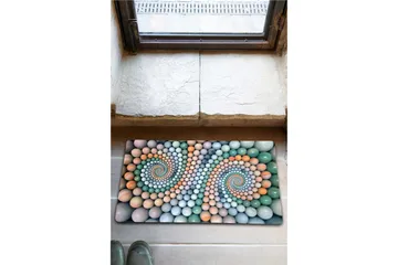 Ovimatto Chilai 45x70 cm - PVC/Monivärinen - Kodintekstiilit & matot - Matto - Ulkomatto - Eteisen matto & kynnysmatto