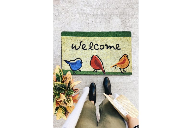 Ovimatto Chilai 45x70 cm - PVC/Monivärinen - Kodintekstiilit & matot - Matto - Ulkomatto - Eteisen matto & kynnysmatto