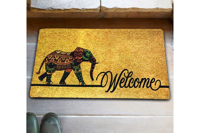 Ovimatto Chilai 45x70 cm - PVC/Monivärinen - Kodintekstiilit & matot - Matto - Ulkomatto - Eteisen matto & kynnysmatto