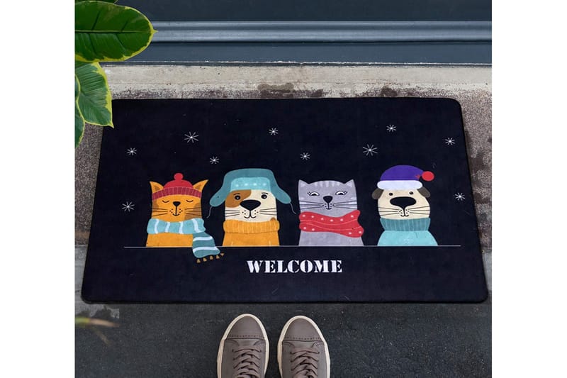 Ovimatto Chilai 45x70 cm - PVC/Monivärinen - Kodintekstiilit & matot - Matto - Ulkomatto - Eteisen matto & kynnysmatto