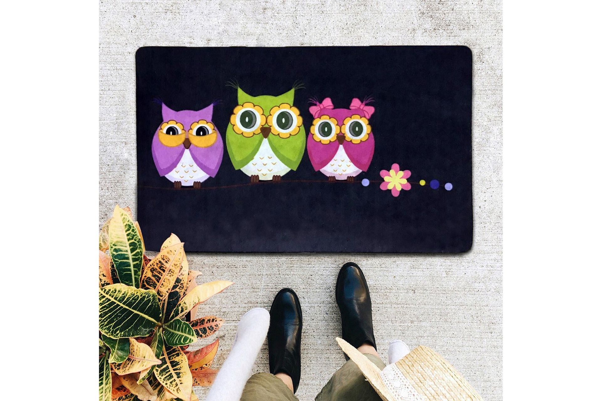Ovimatto Chilai 45x70 cm - PVC/Monivärinen - Kodintekstiilit & matot - Matto - Ulkomatto - Eteisen matto & kynnysmatto