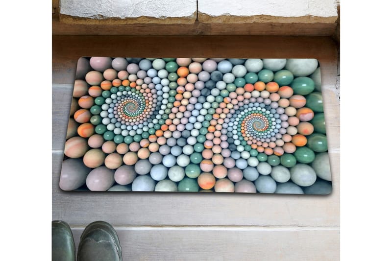 Ovimatto Chilai 45x70 cm - PVC/Monivärinen - Kodintekstiilit & matot - Matto - Ulkomatto - Eteisen matto & kynnysmatto