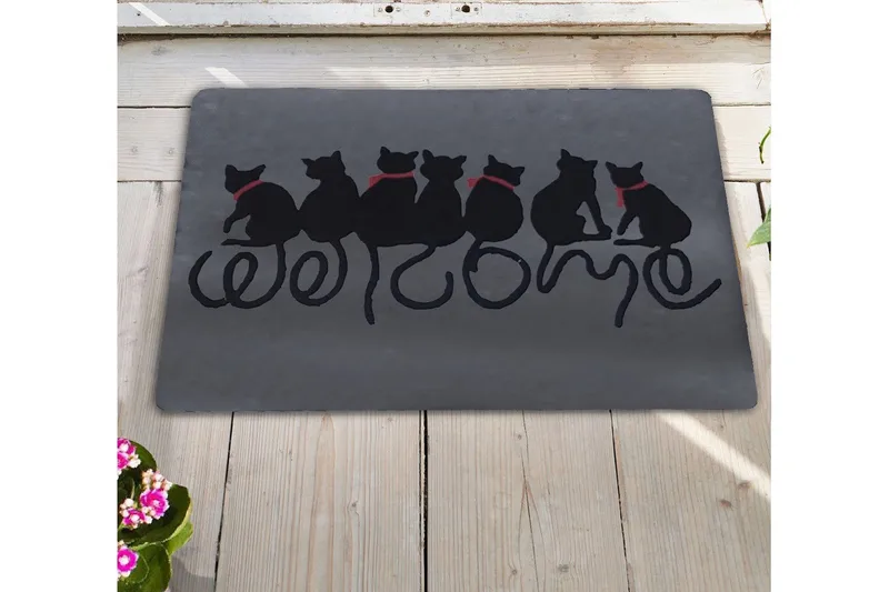 Ovimatto Chilai 45x70 cm - PVC/Monivärinen - Kodintekstiilit & matot - Matto - Ulkomatto - Eteisen matto & kynnysmatto