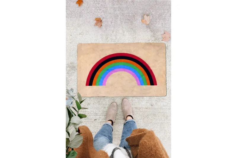 Ovimatto Chilai 45x70 cm - PVC/Monivärinen - Kodintekstiilit & matot - Matto - Ulkomatto - Eteisen matto & kynnysmatto